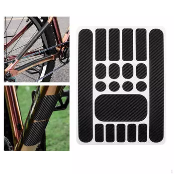 Наклейка на велосипедную цепь, детали для велосипеда, лента, задняя вилка, защитная наклейка для улицы чёрный