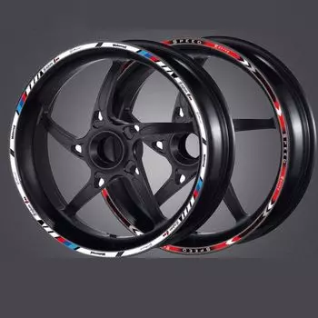 Наклейка на внешний обод Наклейка на ступицу колеса мотоцикла Светоотражающая полоса на ободе Светоотражающая наклейка