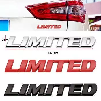 Наклейка на задний багажник кузова автомобиля с эмблемой Limited для Highlander Tundra Motors 4runner Camry Rav4 2010 2022 Аксессуары красный