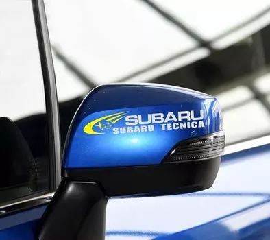 Наклейка на зеркало Subaru Levorg WRX Outback STI BRZ Forester G4 Crossover XV Cool, термостойкая, светоотражающая, водонепроницаемая (Гинхаку)