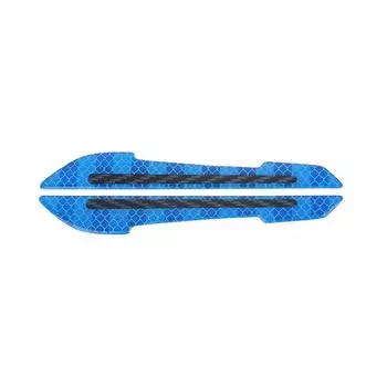 Наклейка на зеркало заднего вида автомобиля, светоотражающая наклейка, предупреждение о безопасности 2pcs красный