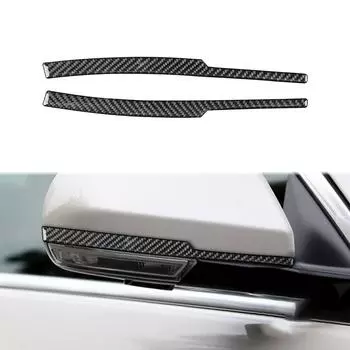 Наклейка на зеркало заднего вида, декоративная наклейка из углеродного волокна