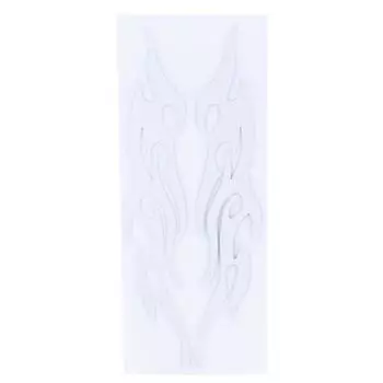 Наклейка на зеркало заднего вида, крышка пламя, наклейка на бампер автомобиля, окклюзия, царапины, автоаксессуары 30 cm синий