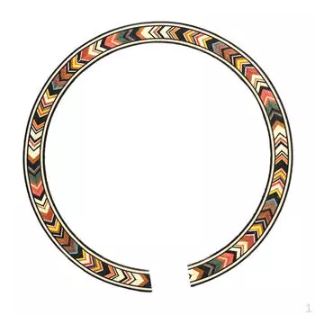 Наклейка на звуковое отверстие с розеткой в виде круга для акустической гитары для