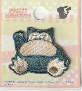 Наклейка-нашивка Pocket Monster от Inagaki Clothing, двойное применение, снорлакс POS010
