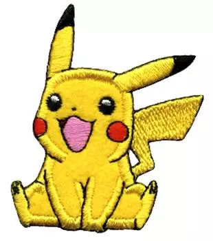 Наклейка-нашивка с изображением покемона в одежде Инагаки Пикачу PXS001 Наклейка/наклейка с термоклеем