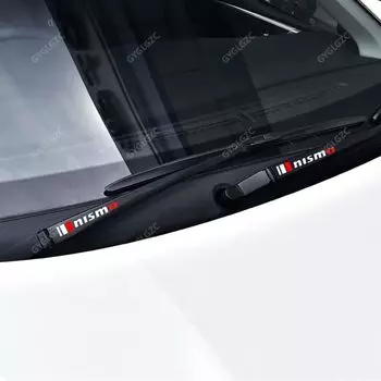 Наклейка Nissan для автомобиля, мотоцикла, наклейка, уплотнитель, подходит для двери автомобиля, боковой двери, салона автомобиля, водонепроницаемый комплект из 2 левых и правых дворников, ручек, зеркал,