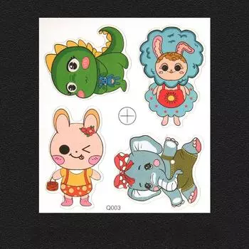 Наклейка-патч для куртки с рисунком из мультфильма, наклейка с узором для украшения дырок в одежде, самоклеящаяся и не оставляющая следов наклейка для ремонта ткани 1#