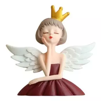 Наклейка-переключатель самоклеящаяся многоцелевая ангельская 3D форма из синтетической смолы для девочек липкая наклейка орнамент домашний декор на каждый день темно-зеленого