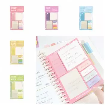 Наклейка-планировщик для дневника, клейкие вкладки для заметок, маркер для этикеток, наклейка, милый блокнот для заметок, альбом