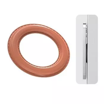 Наклейка-подставка, магнитный кольцевой держатель, настенный держатель для телефона для iPhone 14, 13, 12/MagSafe оранжевый