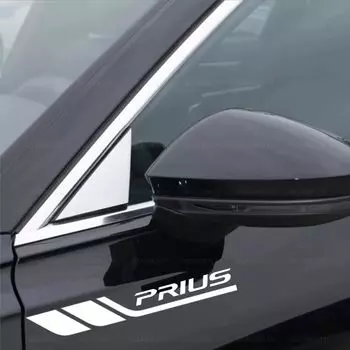 Наклейка Prius Toyota, кузов, крыло, дверь, боковое стекло, боковая юбка, эмблема, водонепроницаемая, термостойкая, скрывает царапины, улучшает внешний вид, классная (Гинхаку)