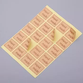 Наклейка ручной работы Крафт-этикетка Наклейка на упаковку подарочного торта ручной работы 2sheets