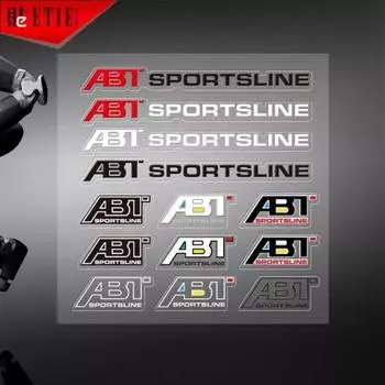 Наклейка с эмблемой автомобиля, логотип ABT для Volk + swa + gen VW, аксессуары для стайлинга автомобилей