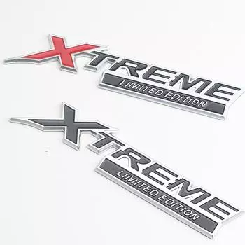Наклейка с эмблемой автомобиля XTREME LIMITED EDITION Значок для La/nd Cr/uiser VXL Prado FO-RD MIT-SUBISHI K/IA H/YUNDAI LA-DA H/ond-a чёрный