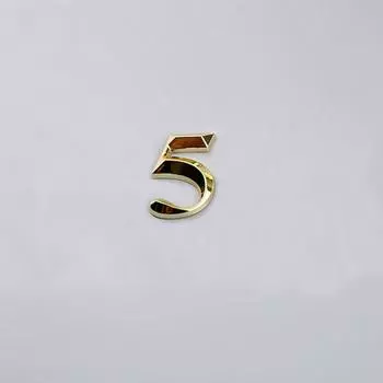 Наклейка с цифрами и адресом двери для дома, гостиной, отеля, вечеринки, знак, современный номерной знак, ювелирные изделия 50*30*8mm/5 золотой