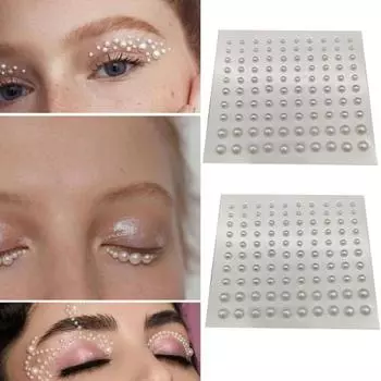 Наклейка с драгоценным камнем, безболезненный косметический аксессуар, не размытый, удобный, красочный, для лица, наклейка из искусственного кристалла для вечеринки