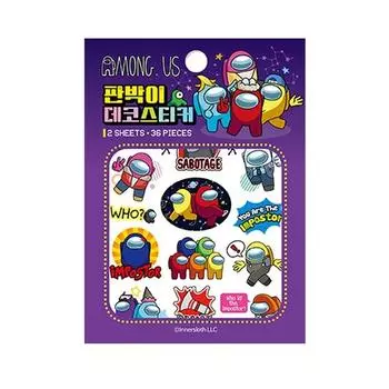 Наклейка с изображением деко среди нас