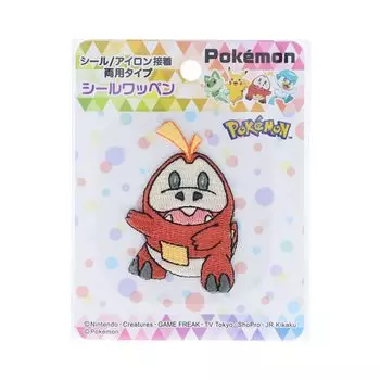 Наклейка с изображением покемона в виде карманного монстра Inagaki Clothing Hogator Adhesive Dual Use Type POW002 Sticker/Iron