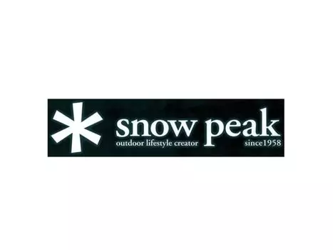 Наклейка с логотипом Snow Peak Snow Peak Asterisk L NV-008, белая