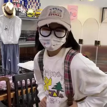 Наклейка с отверстием, показывающая лицо, маленькая кепка женская повседневная с загнутыми полями универсальная пара большая окружность головы бежевая бейсболка Adjustable