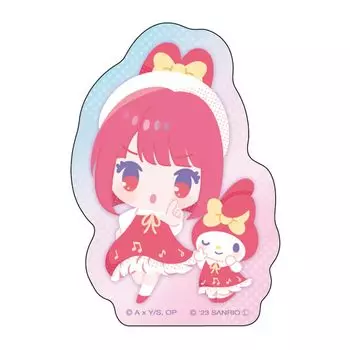 Наклейка с персонажами K Company [Oshinoko] x Sanrio Кана Арима/Моя мелодия OSAC-ST-AK