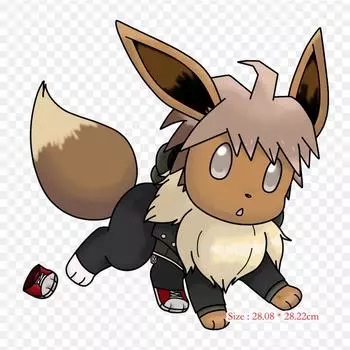 Наклейка с принтом собаки Danganronpa на одежду, сделай сам, термонаклейки для футболок, нашивка с утюгом на переноске