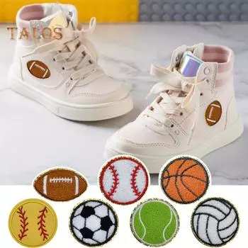 Наклейка с вышитой бейсбольной нашивкой, устойчивая к разрыву, не морщинистая, футбольная, волейбольная, баскетбольная, аппликация, нашивки с термоплавким клеем для верблюд