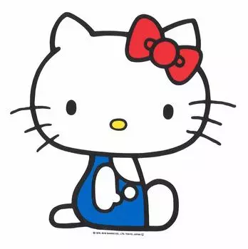 Наклейка Sanrio Hello Kitty Наклейка на стену x 1 шт. Белый 16,8 см 17,2 см DW-005 белый