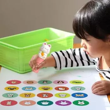 Наклейка Seal Activity Pad Stamper 400 Наклейки Искусство Ремесла Непоседа игрушка Коллекционный персонаж Набор для штамповки без чернил