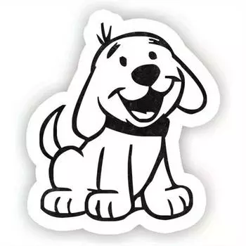 Наклейка «Щенок» — Наклейки для ноутбука 1pc