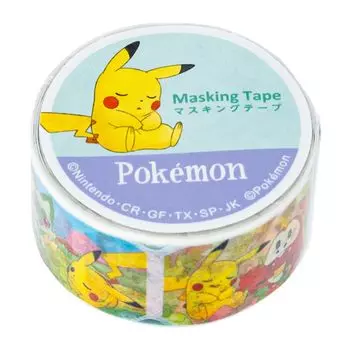 Наклейка Showa Note Pokemon, маскирующая лента, полноцветная, высечка, обработка, 4 м 972729001