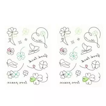 Наклейка-татуировка в виде клевера Art Box, 1 шт.