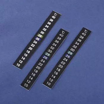 Наклейка-термометр для аквариума ЖК-дисплей Датчик температуры 10-40 Пластырь для измерения температуры воды в аквариуме Инструмент для аквариума -