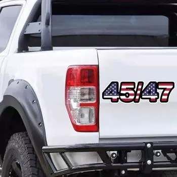 Наклейка Трамп 45/47 Президент Победа Наклейки на бампер автомобиля Водонепроницаемые антивыцветающие наклейки патриотичные 10pcs