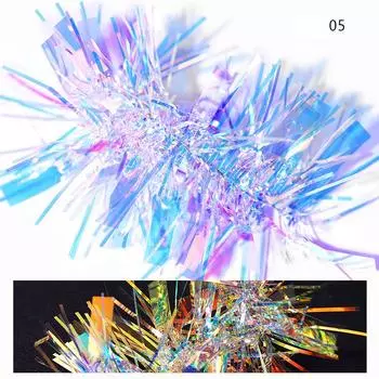 Наклейки Аврора, наклейки, прозрачный неровный узор, зеркальная поверхность, платиновая бумага для ногтей