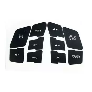 Наклейки-декали для ремонта кнопок рулевого колеса для Corvette C6 Malibu Pontiac G6