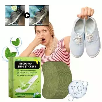 Наклейки-дезодоранты для обуви — поглощают пот и устраняют запах, подходят для всех типов обуви 20pc