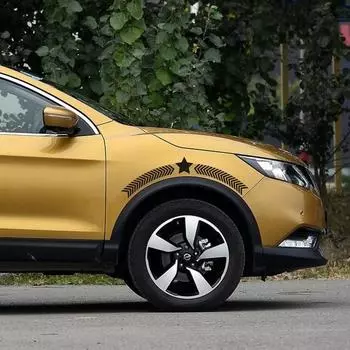 Наклейки для автомобиля, наклейки для колес автомобиля, наклейки для царапин на брови, индивидуальный креативный внешний вид автомобиля, декоративные наклейки, автомобильные аксессуары 50cm