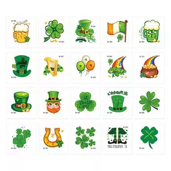Наклейки для боди-арта в стиле «День Святого Патрика» One Size