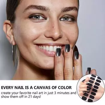 Наклейки для дизайна ногтей Водостойкие наклейки для лака для ногтей Однотонные наклейки для ногтей Полоски лака для ногтей Полные наклейки для ногтей