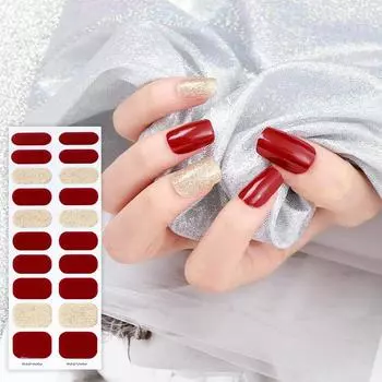 Наклейки для гелевого маникюра, наклейки для запеченного света, фототерапия, наклейки для отвержденного маникюра