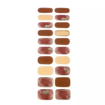 Наклейки для гелевого маникюра Полутвердые наклейки для ногтей Наклейки для ногтей с полной фиксацией Наклейки для ногтей с фототерапией 002