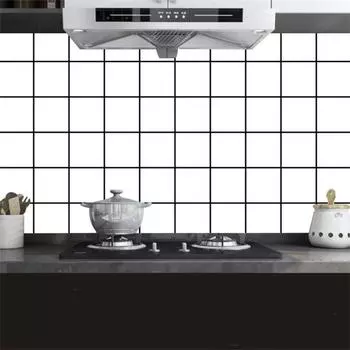 Наклейки для кухни Водонепроницаемые масляные наклейки на стены кухни Самоклеящиеся наклейки на стены шкафов Обои Принадлежности для покраски Главная 60cmX1m