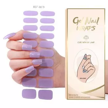 Наклейки для маникюра с гелем INS полуотвержденные наклейки для ногтей 3D наклейки для горячего тиснения BSF-0019