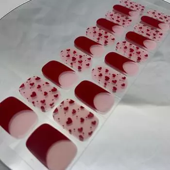 Наклейки для маникюра с гелем, наклейки для фототерапии, отверждаемые лампой для выпечки, новый продукт, светоотверждение, наклейки на 20 пальцев 6.5*18