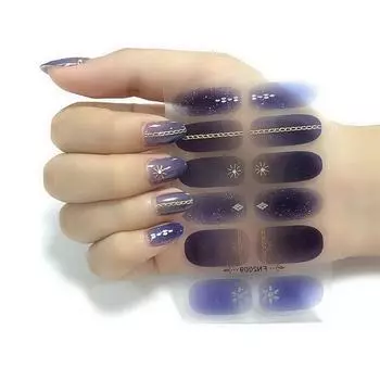 Наклейки для ногтей, бронзирующие, модные, с полным покрытием, наклейки для ногтей, маникюрные летние простые наклейки для ногтей, аксессуары для искусства, сделай сам, инструмент