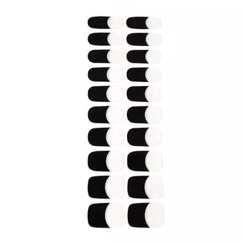 Наклейки для ногтей из полузастывшего геля, полузастывшие наклейки для ногтей, наклейки на ногти на 20 пальцев, полные наклейки 6.5*18