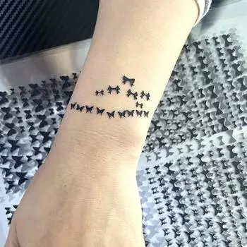 Наклейки для ногтей с бабочками Татуировка на лице счет на руке маскарад для лица Выступление детей Сделай сам украшения наклейки