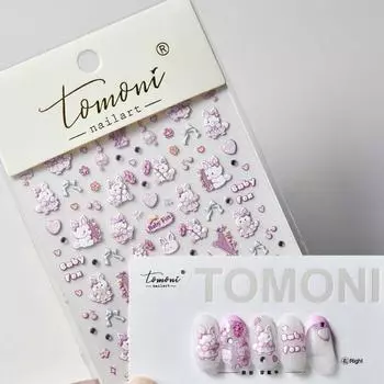 Наклейки для ногтей с бриллиантами, украшения для ногтей, мультяшные наклейки для ногтей, наклейки для ногтей со стразами